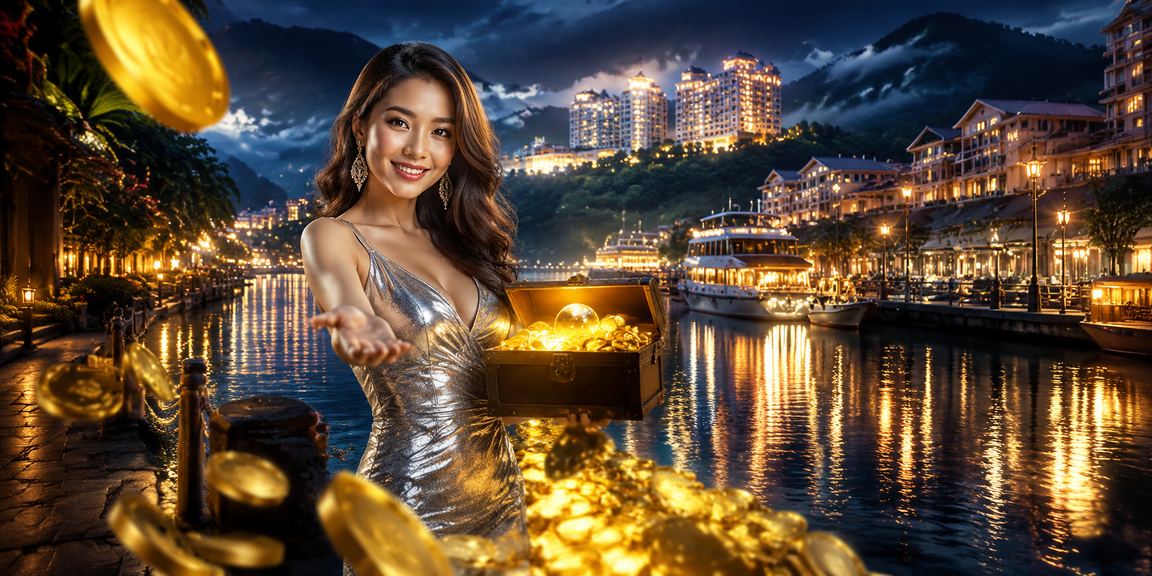 Suasana hiburan kasino Genting Highlands dengan pencahayaan cerah